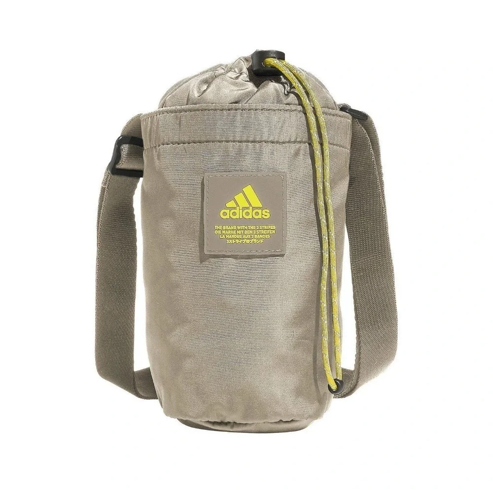 Adidas Crossbody water bottle carrier Khaki Beige 3.75